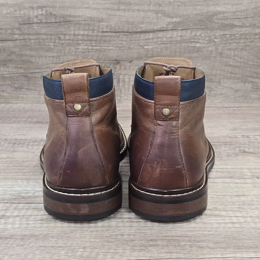 Cole Haan Graydon Men's Size 9M Brown Leather Chukka Boots (C24141)
